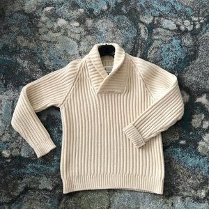 Mason Margiela Shawl collard Wool Sweater